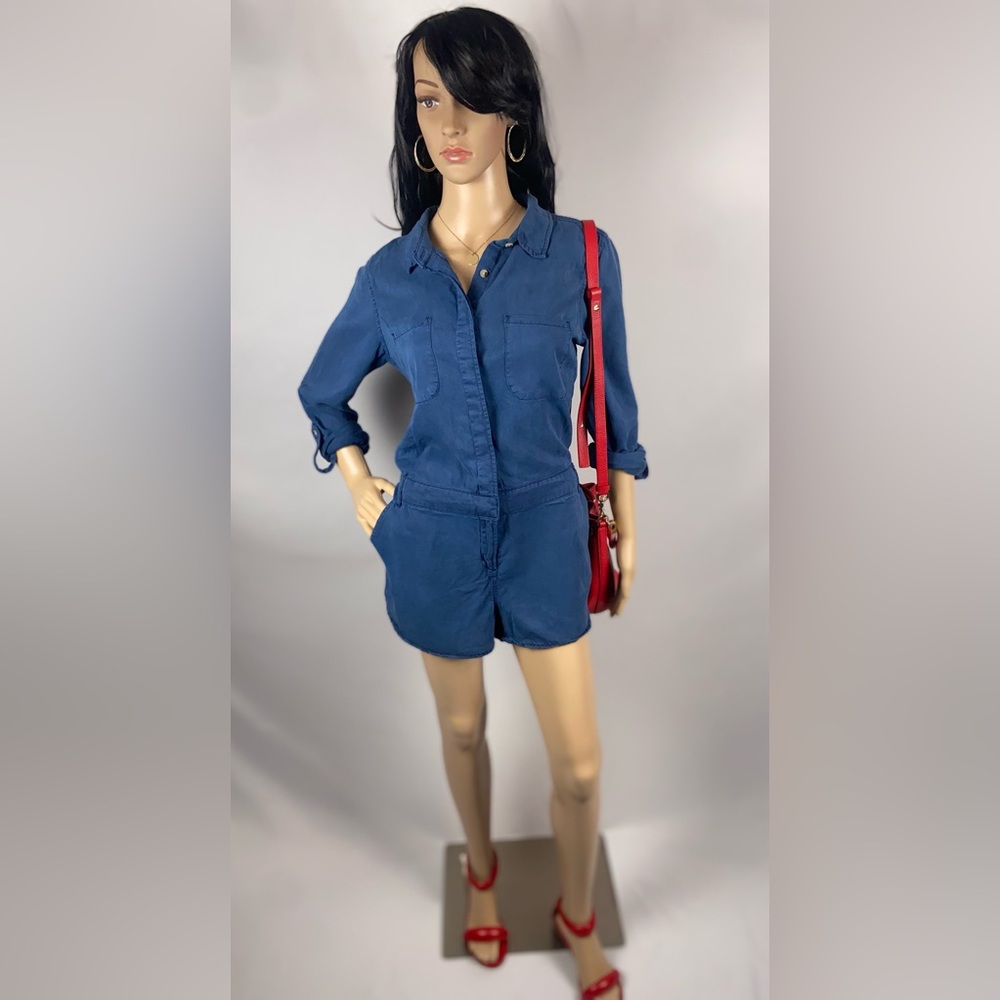 Romper Blue Denim-like Medium w/ pockets